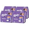 Senseo Milka Choco Pads Set di 4 cialde di Cioccolato, Bevanda di Cacao, cialde di caffè, 4 x 8 cialde/porzioni