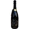 Swart - Idea regalo per compleanno 60 anni - Bottiglia Tanti Auguri da 0,75L - Etichetta personalizzata con autentici cristalli - spumante Italiano di alta qualità