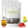moytarcp Dandelion Wolfberry Tea, Dandelion Wolfberry Tea Organic -Seven Herbal Ingredients Natural Blend, Kidneys & Liver Health Tea 120g per Pack (2Bag)
