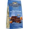 Ghirardelli Dark and Caramel Sea Salt Chocolate Squares Bag, 5.32-Ounce