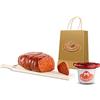 Moretti® Nduja Calabrese Di Spilinga Originale Artigianale|Confezionato Sottovuoto|100% NATURALE In Budello|Salame Spalmabile di Puro Suino 400g+ (Confezione da 1 Pezzo Dolce + Scalda Nduja)