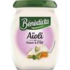 Benedicta Bénédicta Aïoli Salsa all'aglio 260 g (confezione da 6)