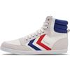 hummel Slimmer Stadil High, Sneaker a collo alto Unisex - Adulto, White Blue Red Gum 63 511 9228, 48 EU