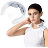 Otisan Massaggiatore Cervicale,Massaggiatore per Collo Intelligente con Funzione di Calore,Fisioterapia Elettromagnetica Profonda, Multifunzionale Massaggio, per Casa, Ufficio,Viaggio