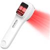 iKeener Luce Terapia Rossa Dispositivo(3x808nm,16x650nm),FDA Approvata Attrezzatura Alleviare Portatile Dolore,Terapia Laser Freddo Apparecchio per Schiena,Viso,Corpo,Muscoli,Ginocchio,Spalla