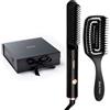 Labor pro Black Rose - Kit 2 Spazzole Capelli - Spazzola Termica Lisciante a Ioni 180°C + Spazzola Districante Compatta
