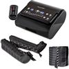 Dinamicamed ® Premium 8.0 Pressoterapia Linfodrenaggio Professionale Digitale Compact, Pressoterapia per Casa con 6 Programmi, Massaggio Linfodrenante 8 Camere Gambali XL, Fascia Addome