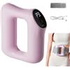 Generic Anello multifunzionale per fascia a tutto il corpo, massaggiatore elettrico ergonomico per bruciare i grassi e modellare tutto il corpo, strumento per tessuti profondi, design portatile (rosa)
