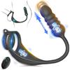 Girlove Thrusting Massaggiatori Prostata con Anelli per Uomo e Coppia, Vibratore Sex Toys per Stimolare il Anali Uomo, Medical Silicone Penis Ring con 9+9 Modalità, Morbido ed Elastico, Durevole (YDL-013)