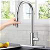 NIKYJM Rubinetto Cucina con Doccetta Estraibile, Rubinetto Lavello Cucina in Acciaio Inox Miscelatore per Cucina con Base Rimovibile, Girevole a 360 °, 2 Modalità Dell'acqua (Argentato)
