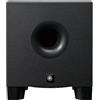Yamaha HS8S Subwoofer Amplificato da Studio, Sub Attivo Professionale Bass Reflex da 8 pollici per produttori, DJ e musicisti, Nero