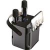 REPLOOD Sistema Karaoke Portatile Wireless con 2 Microfoni e Supporto per Smartphone/Tablet - Cassa Bluetooth con Audio Potente, Effetti Karaoke, Altoparlante Portatile per Feste, Compleanni