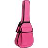 Dickly Borsa per Chitarra Stabile E Impermeabile con Cerniera a Doppio Strato Tira per Chitarra Classica Acustica, 41 Pollici Rosa