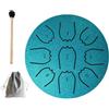 Generic Tambour de Pluie per Giardino Esterno, 10,2 cm, 9 Note, Tamburo di Lingua in Acciaio Chakra, Campanella Impermeabile per Meditazione, Tamburo di Pluie per Strumento da Giardino, Strumenti Musicali per