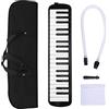 VGEBY Melodica, Melodica 37 Tasti Tastiera Strumento Musicale a Fiato per la Formazione Professionale per Principianti (Nero) Giocattoli Nuovi E Divertenti