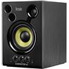 HERCULES DJ Monitor 42, Coppia di Altoparlanti Attivi per Monitoraggio da 20 watt RMS Ciascuno