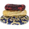 Vaguelly 3 Pz Stuoia Della Ciotola Di Musica Buddista Tappetino Per Ciotola Sonora Da Meditazione Campane Tibetane Stuoia Di Seta Della Ciotola Di Canto Strumenti Buddismo Manuale Ornamenti
