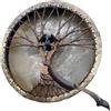 Generico Drum shaman - Terlina curativa, strumento tribale | Strumento di percussione rituale sciamanico fatto a mano, tamburo 'albero della vita