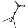 Cvutovo Supporto Regolabile Per Pad Allenamento Batteria in Ferro E Abs Nero Stand Portatile Per Rullante Silenzioso Adatto Per Musicisti E Principianti Dimensioni 22.4X13X13 Pollici