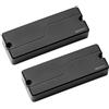 Fishman PRF-BS5-SB2 Fluence Pickups Set di saponetta per basso a 5 corde, in plastica nera