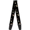 buckle-down tracolla per chitarra 34-60 Flying Mallards Black