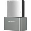 QOLTEC Docking station Qoltec 5315 hdd / ssd / 2.5 / 3.5 sata / usb 3.0 Argento [50315]