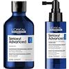 L'Oréal Professionnel Paris Kit Shampoo Purificante e Densificante + Siero Rinforzante, Per Capelli Assottigliati, Chioma più Folta, Con Magnesio, Serioxyl Advanced, 300ml + 90ml