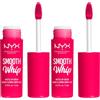 NYX Professional Makeup Rossetto Liquido, Tinta Labbra Matte, Tonalità Ultra-Vibranti, Con Burro di Karité e Burro di Cacao, Smooth Whip, Tonalità: Pushing Cushion (Confezione da 2)