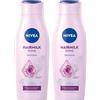 NIVEA Milky Shine Trigger Shampoo Latte Naturale Shine 400 ml (Confezione da 2)