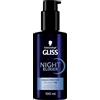 Gliss Night Elixier Aqua Revive (100 ml), siero idrata i capelli da normali a secchi durante il sonno, la cura dei capelli ripara i capelli a lungo