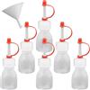 mikken 6 flaconi da 10 ml, senza BPA, made in Germany, imbuto incluso