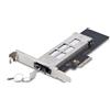 STARTECH COMPONENTS StarTech.com Rack rimovibile per SSD M.2 NVMe a PCIe x4 / Backplane mobile per slot di espansione PCI Express, Installazione senza attrezzi, Alloggiamento PCIe 4.0/3.0 Hot-Swap, Blocco a chiave