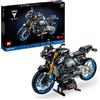 LEGO 42159 Technic Yamaha MT-10 SP, Modellino Moto per Adulti da Costruire, Replica di Motocicletta con Motore a 4 Cilindri, Sterzo Funzionante e App AR, Veicolo Regalo per Uomo e Donna