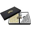 Copag Poker Size Jumbo Index 1546 - Carte da gioco (Black Gold Setup)