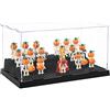 Tingacraft Teca Plexiglass (24 x 14 x 12 cm) Vetrina Acrilico Espositore per Minifigures, Nero