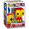 Funko Iron Man Marvel Holiday - Iron Man vinyl figurine no. 1282 Unisex Pop! multicolore PVC