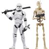 STAR WARS The Black Series Phase II Clone Trooper & Battle Droid, The Clone Wars Truop Building Collectible 15,2 cm Action Figure da collezione, confezione da 2