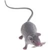 Zcccc Topo realistico finto topo realistico, ratto spettrale, scherzo di Halloween, ratto di gomma con coda lunga, decorazioni inquietanti per il giorno del pesce d'aprile