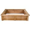 Generisch Sandbox Douglasie 150 x 150 cm | naturale senza prodotti chimici | sabbiera in legno massello per bambini | Sauerland | assi da 28 mm robusta e durevole