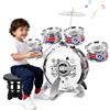 Verdantree Batteria per Bambini, 5 Tamburis Bambini, 8 Pezzi Tamburi Strumenti Musicali Percussione, Batteria Musicale Bambini Junior Drum Set Compleanno Natale Educativo Regalo 3 4 5 6+ anni Ragazze Ragazzi