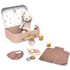 Speedy Monkey Set di bambole in legno, coniglio con accessori per bambini, multicolore, 30 x 20 x 10 cm