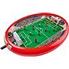 Noris 606178712 Football Arena, calcio balilla divertente per tutta la famiglia, con espositore per le porte, dimensioni totali 8 x 61 x 43 cm, dai 4 anni in su