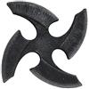 Epic Armoury 432303 Black Shuriken Unisex Adulto