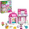 LEGO DUPLO Disney Minnie's House and Café 10942 Dollhouse Building Toy for Kids with Minnie Mouse and Daisy Duck; New 2021 (91 Pieces)