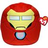 Ty Squishy Beanies - Collezione Marvel, Iron Man, Tutti i Tuoi Eroi Preferiti a Forma di Morbido Cuscino di Peluche da Collezionare, Idea Regalo per Grandi e Piccini - 33 cm - T39351