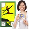 Generic Mystical Tarot Game Set - Carte magiche cerimoniali per la predizione della | Opere d'arte vibranti con istruzioni, ideali per giochi di gruppo, estrazioni quotidiane, pratica rituale 10,5 x