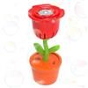 DAWCBVJQ Maker di bolle automatico, macchina a bolle di fiori - Rose Flower Bubble Machine automatico con luci a LED che cambiano colore,estivo estivo portatile a prova di perdite per