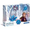 Clementoni- Frozen 2-Magic Crystal Set Disney Gioco Scientifico, Multicolore, 18524, 8-12 Anni