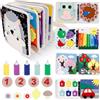 TNTGMG Busy Board Montessori Giocattolo,Attività educativa di apprendimento Tavola sensoriale, Imparare Libri di attività tranquilla con fibbie per bambini 1 2 3 anni giocattolo aereo (Porcosino)