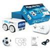 WANWEN Magic Mini Rc Bus, Bus Télécommandé, Mini Auto Interattiva Sensibile, Segue le Linee, 5 Divertenti Modalità Interattive, Auto Giocattolo Educativa STEAM Adatta a Bambini Dai 4 ai 6 Anni (Bianco)